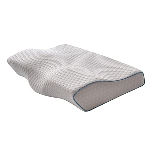 CALANDIS® Pillow for Side Sleepers Back and Stomach Sleepers Hotel Style C | 1 Memory Foam Pillow