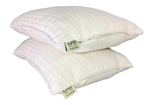 GPGP Pure Semal Cotton Pillows - Sleeping Pillows (Filled with Silk Cotton), White - Set of 2