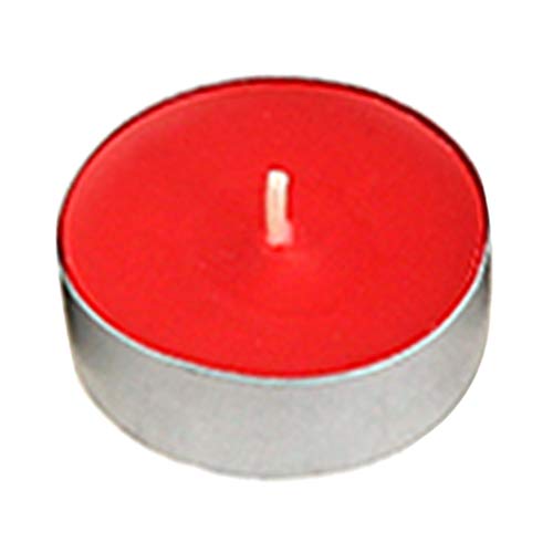 TOG 10pcs Smokeless Round Tealight Candles for Diwali | Festivals| Birthday 3.5x1cm Red'|Home & Kitchen| Home Decor| Candles'