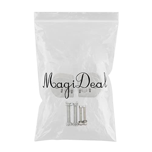 UJEAVETTE 25mm Motorcycle ATV Dirt Bike Motocross Handlebar Risers Silver