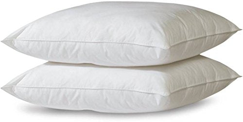 PumPum Hollow Fibre Filled 2 Piece Pillow Set - 16" x 24", Antique White