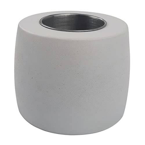 ATORSE® Tabletop Bioethanol Fireplace Hot Bowls Pot Bowl Pot Fireplace for Camping Grey