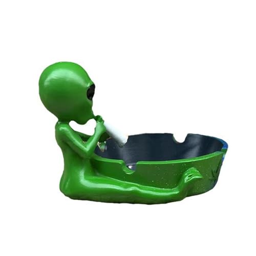 CALANDIS® Ashtray Statue Souvenirs Decor Crafts Unique Table Decor Figurine Decoration Green | Figurines | Home Dacor