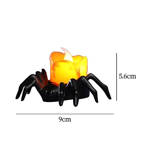 SAZ DEKOR 2X Pumpkin Candle Light Electric Candle Lantern for Festival Halloween Party