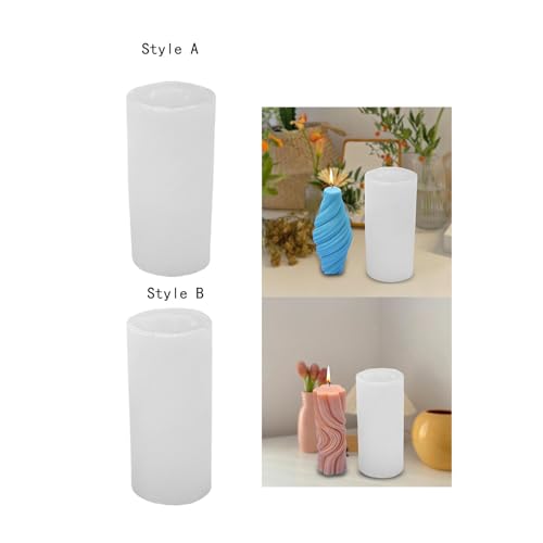 SAZ DEKOR Pillar Candle Model Ornament Table Decor DIY Candle Cylindrical Candle Model Style A