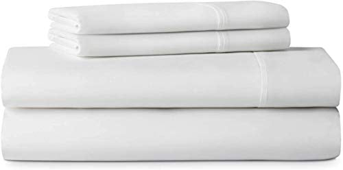 Yarns of Cotton Bed Cot Fitted Sheet - 30" x 75" White Solid - 2 Qty Cot Fitted Sheet Only - Cot Size Mattress 4"-8" Deep - Perfect for Narrow Twin/Cot Size/Rv Bunk/Guest Bed/Camping Cot