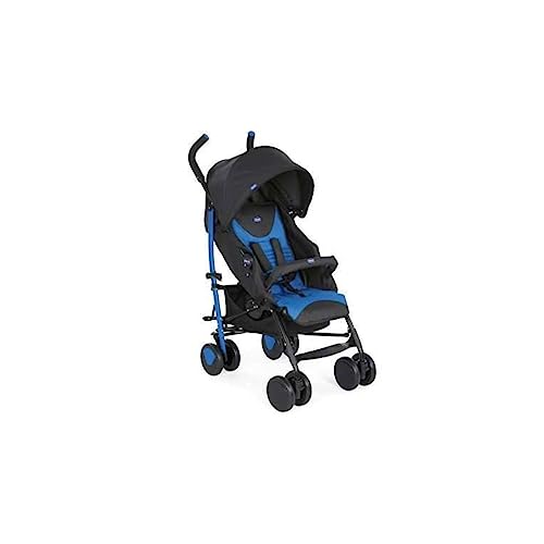 Chicco Echo Stroller with Bumper Bar, Pram for 0 to 5 years New Born / Baby / Toddler / Kid (Boy,Girl), Fully Reclining Backrest with 4 Positions, Adjustable Leg Rest, Compact Umbrella Fold with Easy to Carry Handle, 5-Point Safety Harness, Large Canopy w