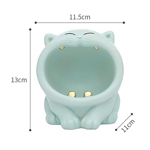 MYADDICTION Resin Animal Ashtray Centerpiece Statue for Indoor Outdoor Desktop Mens Gift Green
