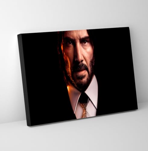 GADGETS WRAP Canvas Gallery Wrap Framed for Home Office Studio Living Room Decoration (11x9inch) - John Wick 4