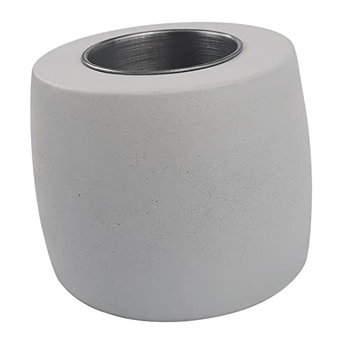 ATORSE® Tabletop Bioethanol Fireplace Hot Bowls Pot Bowl Pot Fireplace for Camping Grey