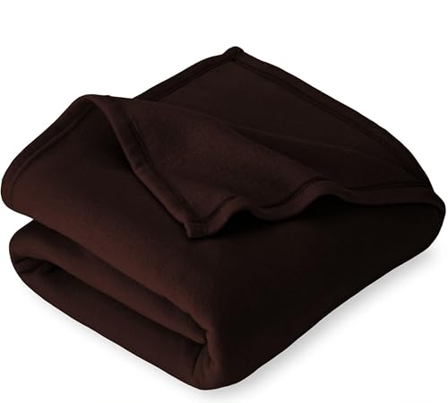 The little Big store 800 GSM Special for Heavy Winter Plain Light Weight Polar Fleece Blanket for Single Bed