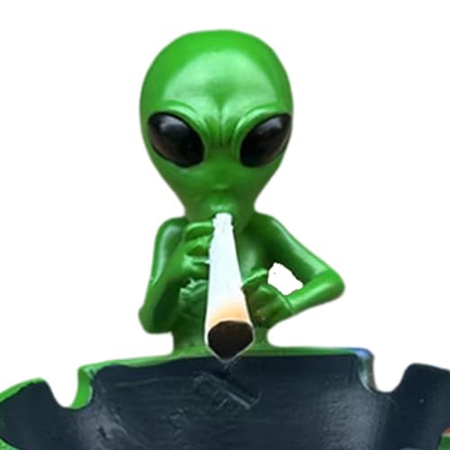 LR Decor Bazaar Ashtray Statue Soenirs Decor Crafts Unique Table Decor Figurine Decoration Green