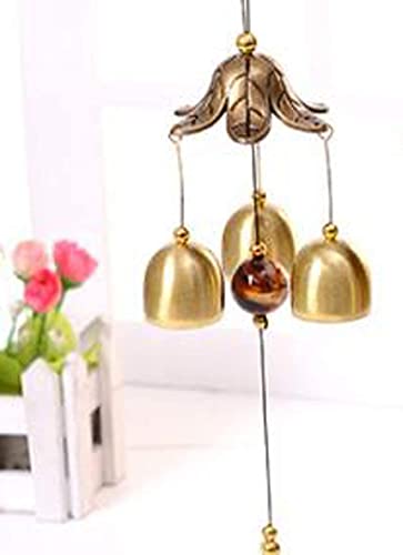 6 bells Feng Shui Windchimes for Room/Home/Home Decor Balcony Garden Gallery Bedroom/Gift with Good Sound Quality Positive Energy Good Luck