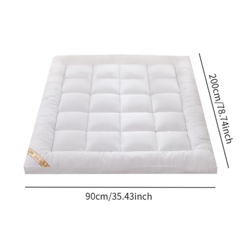 SECRET DESIRE Bed Mattress Topper Pillow Top Quilted Thick Folding Japanese Floor Mattress 90cmx200cm