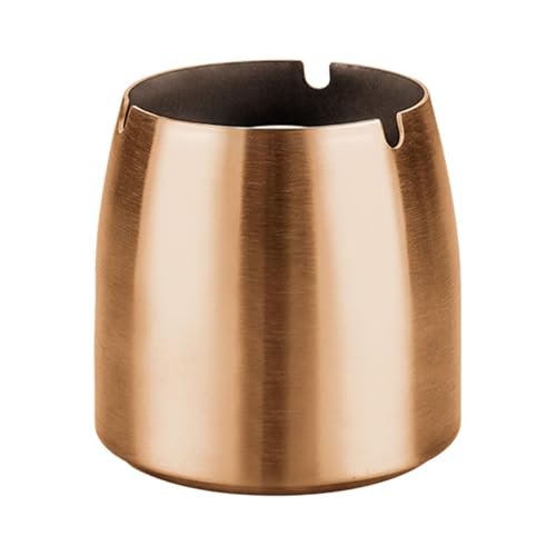 Tapered Ash Holder Portable Stainless Steel Ashtray for Villas Outdoor Patio rose gold|Home & Garden|1 Stainless steel ashtray