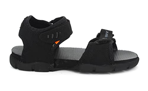 Sparx mens SS 101 | Latest, Daily Use, Stylish Floaters | Black Sport Sandal - 6 UK (SS 101)