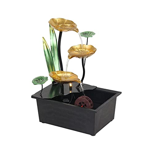 CALANDIS® Electric Tabletop Fountain Decorative Meditation for Garden Office Desk