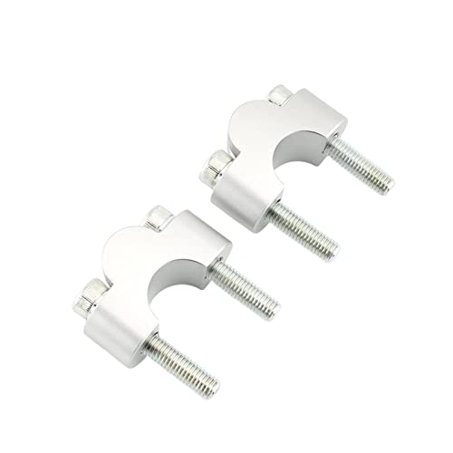 CALANDIS™ 2 Pieces Motorcycle Handlebar Riser Clamp for Honda CB1100 RS CB1100 EX Silver | Risers | Handlebars, Grips Levers | Motorcycle Parts