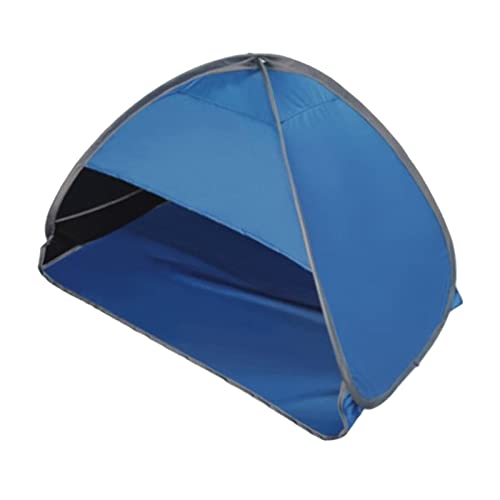 Calandis Beach Tent Garden Sun Canopy Screen Shade UV Protector Black Tape Blue
