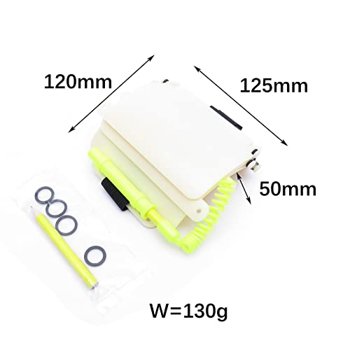 bnf® Diving Notebook Log Book 12x5cm Luminous Binder Teaching Record Journal | Water Sports | Scuba & Snorkeling | Other Scuba & Snorkeling