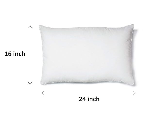 White Pillow for Bed Microfiber | 3 Piece