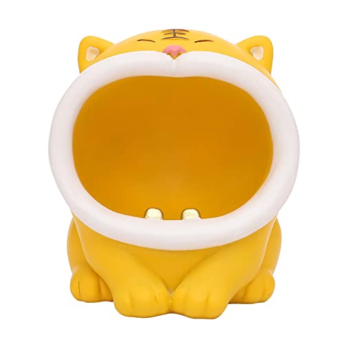 MYADDICTION Resin Animal Ashtray Centerpiece Statue for Indoor Outdoor Desktop Mens Gift Yellow