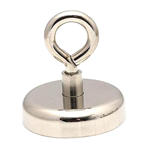 CALANDIS Pull Force Magnets Hook Refrigerator Round Magnets Eyebolt Hooks 34Kg Pull