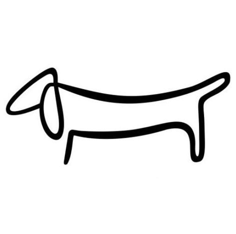 GADGETS WRAP Wall Decal Vinyl Sticker Wall Decoration - Dachshund Weiner Dog