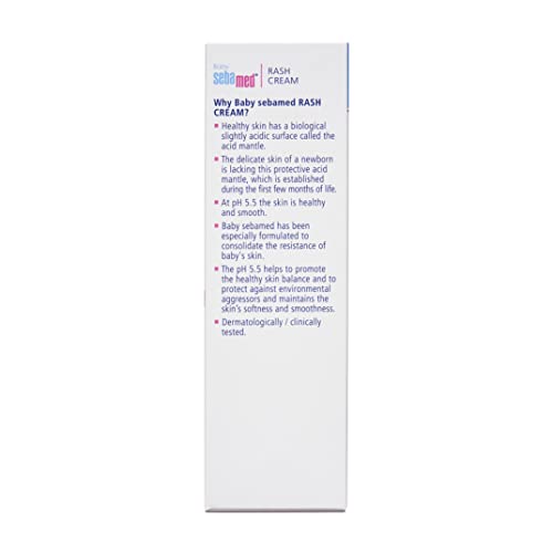 Sebamed Baby Rash Cream 100ml |Ph 5.5|Panthenol & Allantoin|Clinically tested