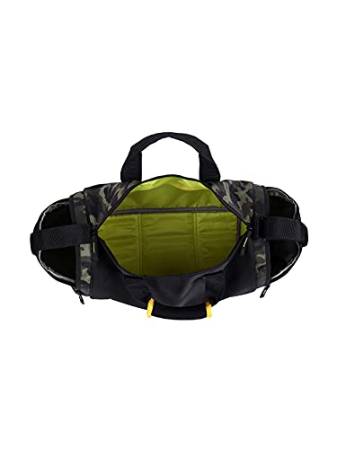 Gear Polyester Cross Training 22L Medium Water Resistant Travel Duffle Bag/Gym Bag for Men's/Women's (Khaki Camo), 23 Cm