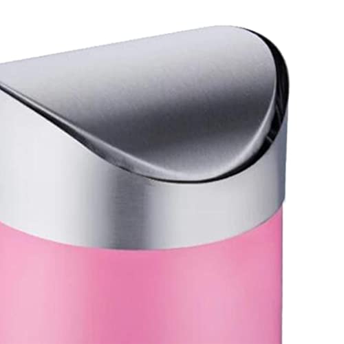 LOOM TREE® Stainless Steel Ashtray Desktop Mini Trash Can Pink | Household Supplies & Cleaning | Trash Cans & Wastebaskets