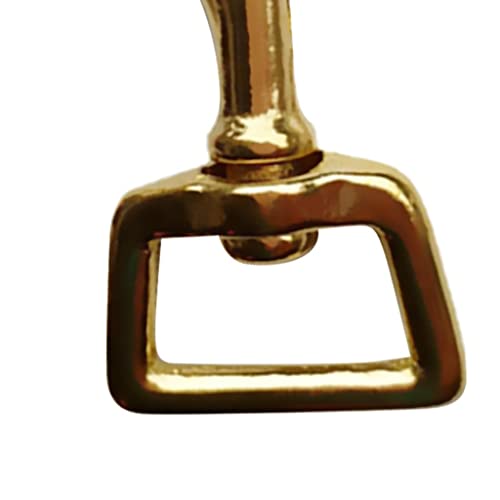 bnf® Solid Brass Square Swivel Trigger Clip Snap Hook Bag Clasp Key Chain 14x58mm | Water Sports | Scuba & Snorkeling | Other Scuba & Snorkeling