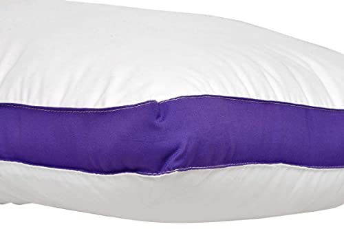 Sleepwell Cloud Cotton Fibre Soft Pillow with Pillow Cover Pack of 2 (White, Standard)