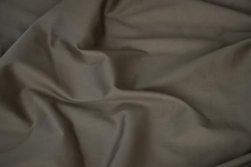 Belong 100% Organic Cotton 300 TC Queen/Double Size Premium Bedsheet with 2 Pillow Covers, Plain Bedsheet 94'' X 104" inch (Brown)