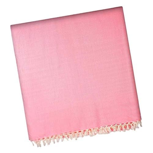 SilkXone Cotton Silky Soft Organic Bhagalpuri Dull chadar Blanket for All Season Blanket, (Pink), Pack of 1 (10 No.)