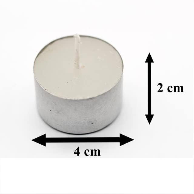 Chibro Unscented Tea Lights Candles in Bulk, Smokeless, Dripless & Long Lasting Paraffin Tea Candles | Small Votive Mini Tealight Candles for Home, Pool, Shabbat, Weddings (75 Pack, Big White)