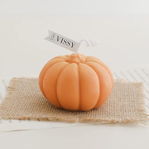 ATORSE® Pumpkin Candle Creative Aromatherapy Scented Candle Party Supplies Orange