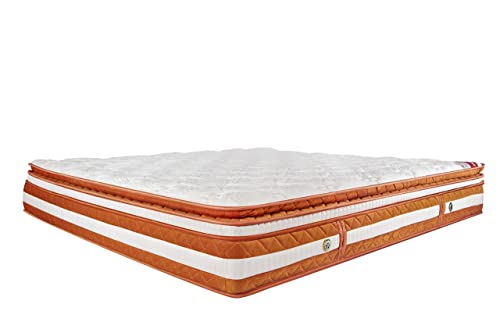 UNILUXX 7TH Zone Oregano Ultra Soft and Multi Layered Mattress for Home(White) (78"x60"x225MM)