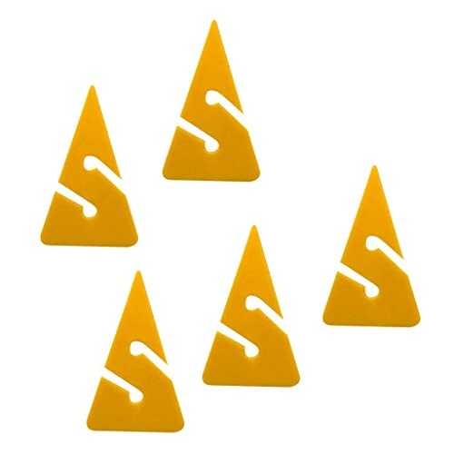 THE STYLE SUTRA®5 Pieces Triangle Line Arrow Marker for Scuba Diving Cave Wreck Dive Yellow