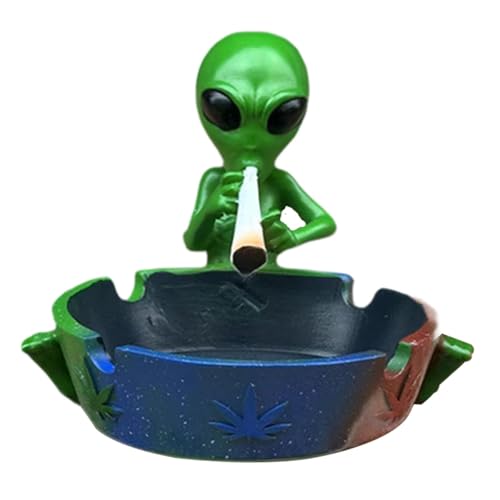 LR Decor Bazaar Ashtray Statue Soenirs Decor Crafts Unique Table Decor Figurine Decoration Green