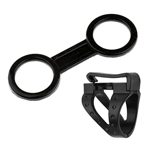 THE STYLE SUTRA®2 Pieces Universal Scuba Diving Snorkeling Mask Snorkel Keeper Clip Retainer