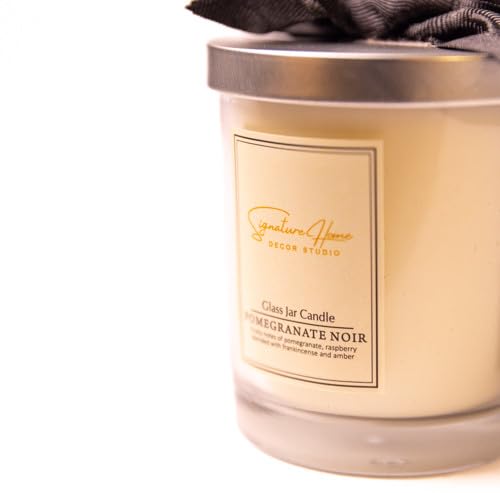 Signature Home Décor Studio Pomegranate Noir Scented Jar Candle