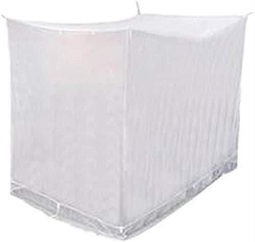 Divayanshi Mosquito Net 5 x 6.5 ft semi Double Bed Polycotton White 100% Heavy Quality Net