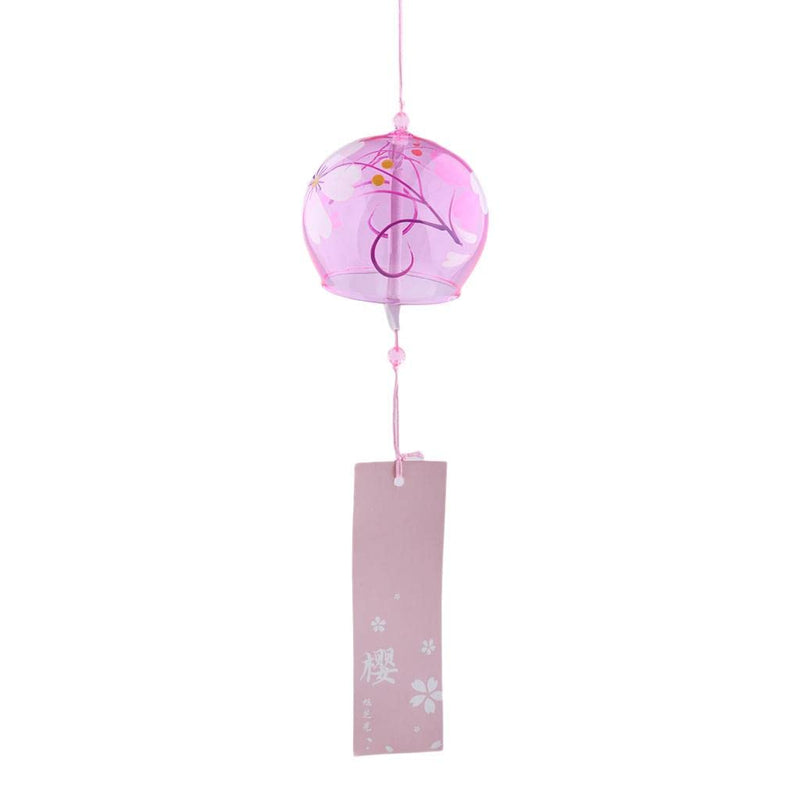 ATORSE® Japanese Style Glass Windchime Hanging Blessing Bells Home Wind Chimes 20| Wind Chime |Wind Bell |Chain Chimes |Charm Chime Bells for Home Beautiful