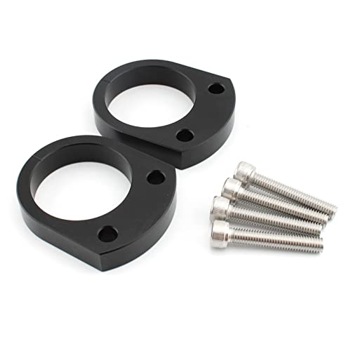 UJEAVETTE 2Pcs Motorcycle Handlebar Risers 14mm Lifting for ZX-14R Zzr14