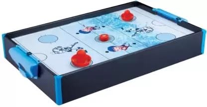 Kidistik Wooden Ice Hockey Fun Game Table Mini Tabletop Air Hockey Game for Kids/Adults (Non-Electric)