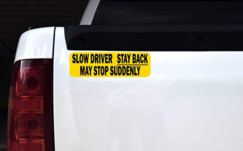 StickerTalk Slow Driver Magnet, 10 inches by 3 inches