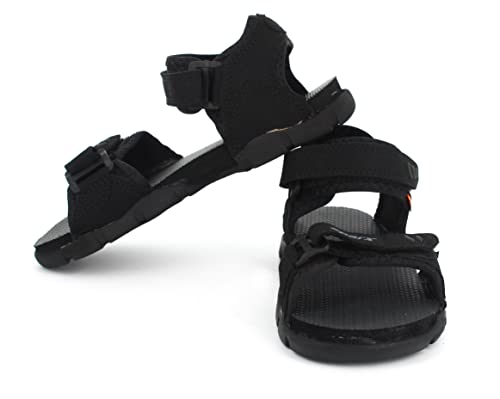 Sparx mens SS 101 | Latest, Daily Use, Stylish Floaters | Black Sport Sandal - 6 UK (SS 101)