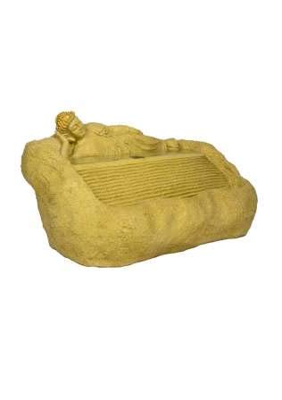 Waahkart Home Decor Designer Stone Looked Sleeping Buddha Fountain