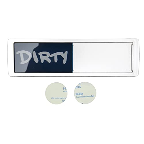 Ubersweet® Dishwasher Magnet Clean Dirty Sign, Multipurpose Dishwasher Sign ABS Practical for Home (A)